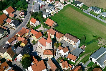 Luftbild Grundschule Thalmässing aus alten Zeiten